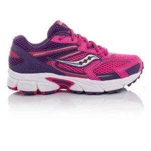 Saucony Girl's Pink Purple Cohesion 9 LLT Seankers